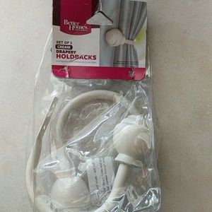 Drapery Curtain Holdbacks Brand New